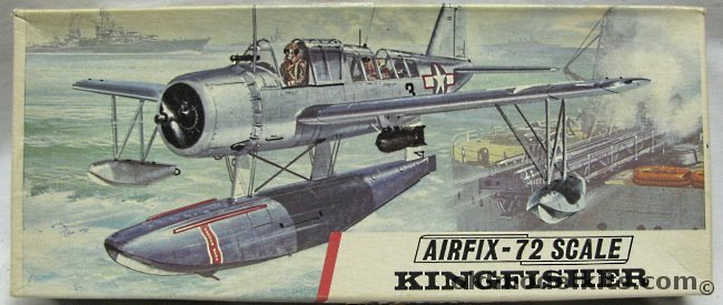 Airfix 1/72 OS2U-1 Kingfisher - (OS2U1), 251 plastic model kit